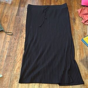 Long black skirt size XXL